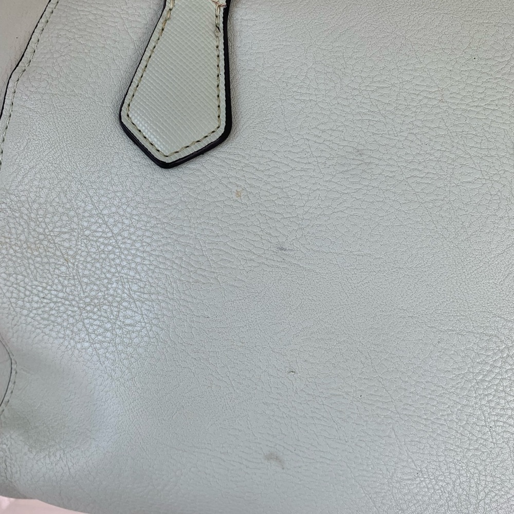 Merona Mint Green Blue Shoulder Handbag‎ Crossbody Gold Zip Women’s Purse Target - Picture 13 of 14